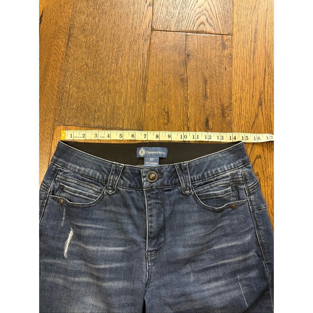 Democracy absolution straight leg lightly distressed jeans 10 - Picture 7 of 9